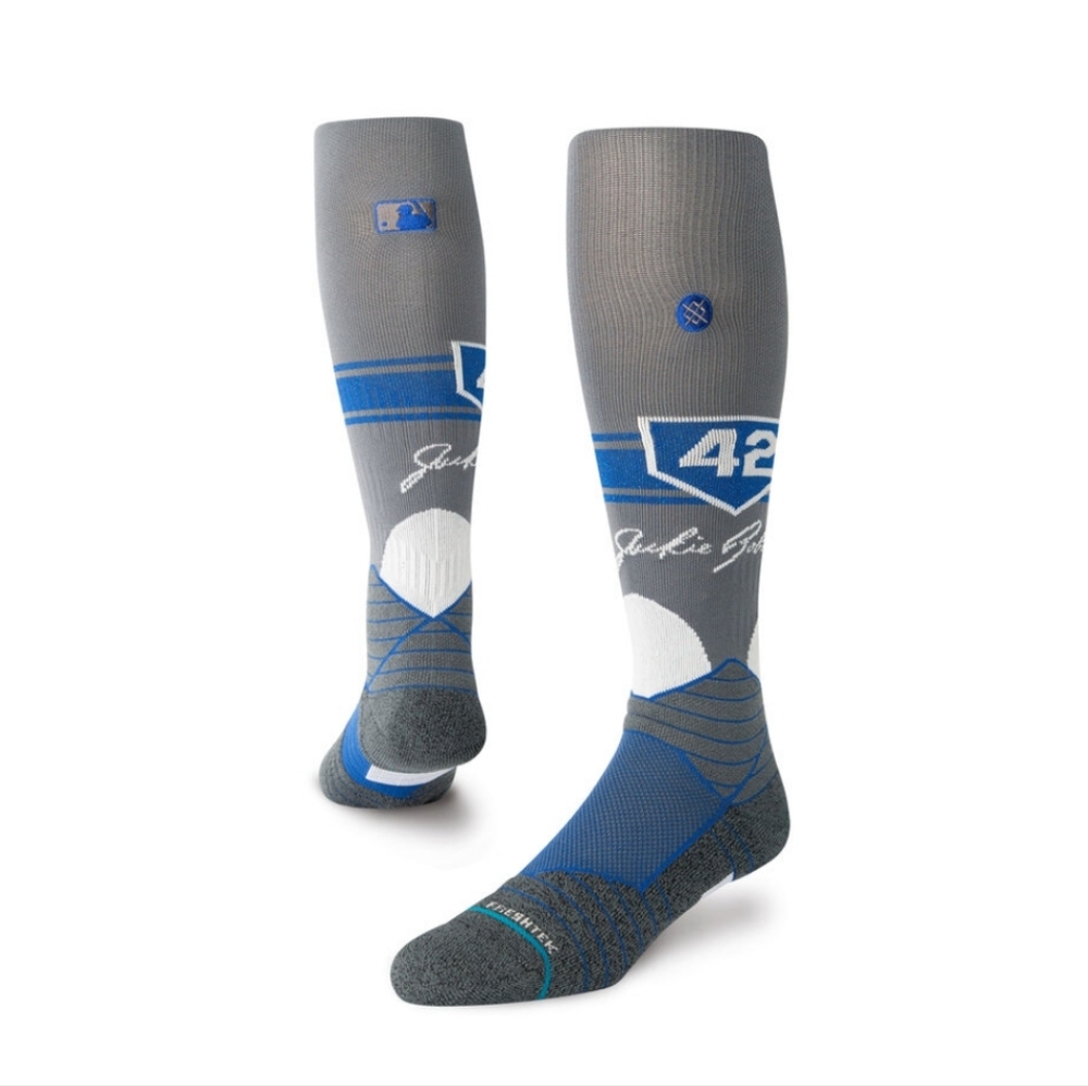 NWT Men's Jackie Robinson Stance OTC Socks - Picture 2 of 6
